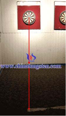 dart throwing line